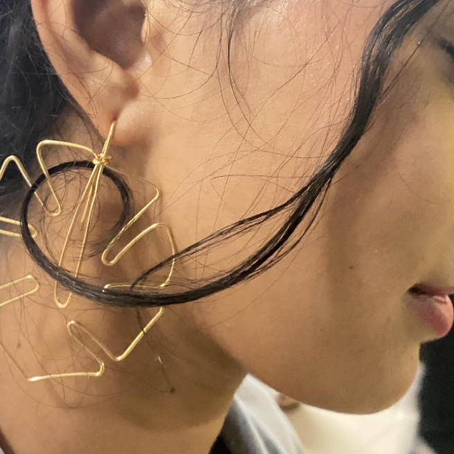 Aretes Monstera