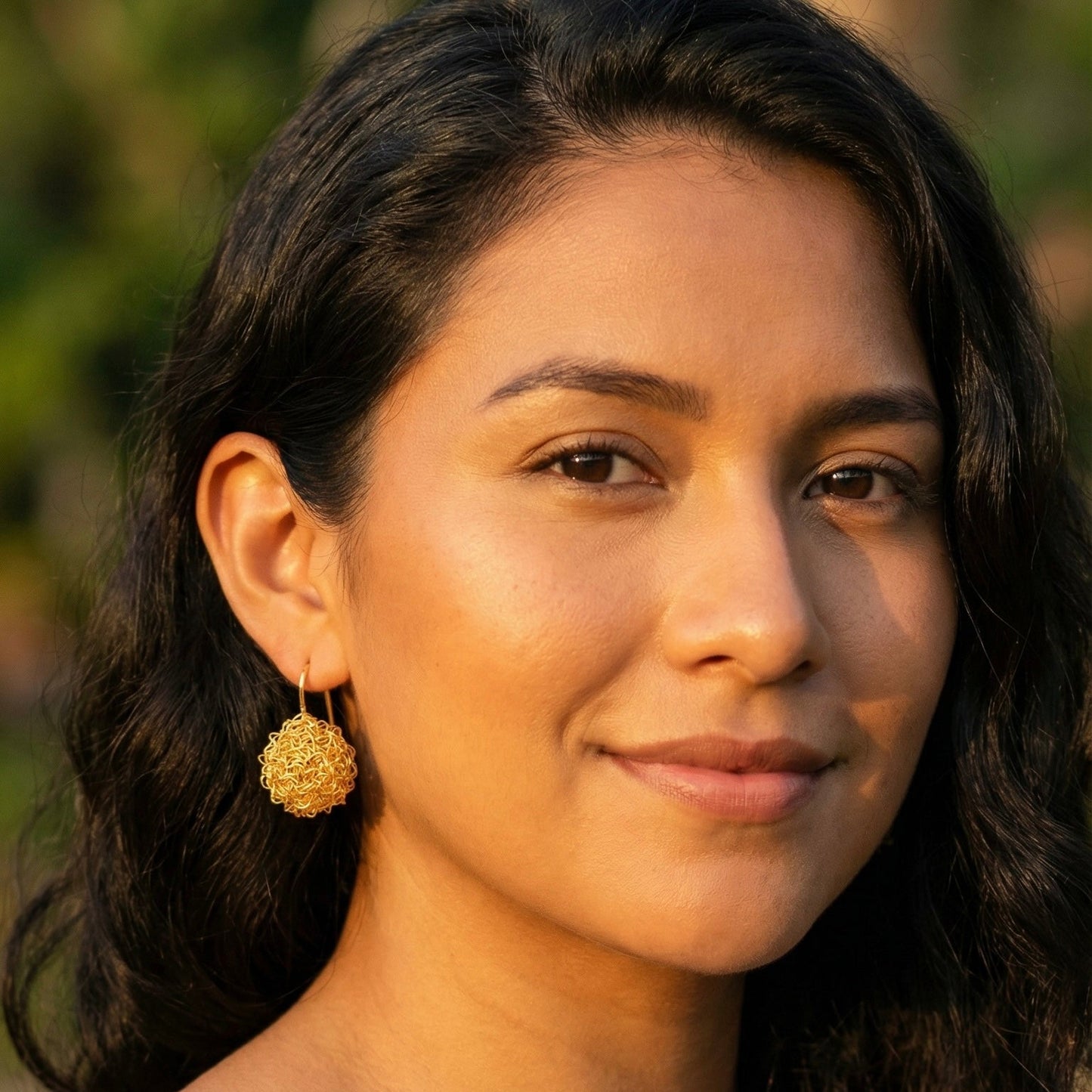 Aretes Bolas de Fuego