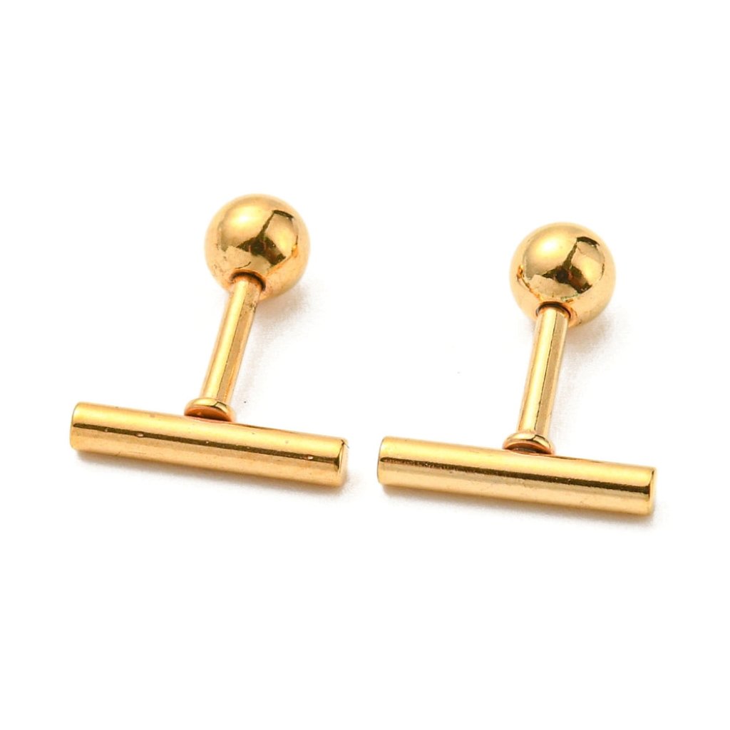Aretes piercing minimalistas