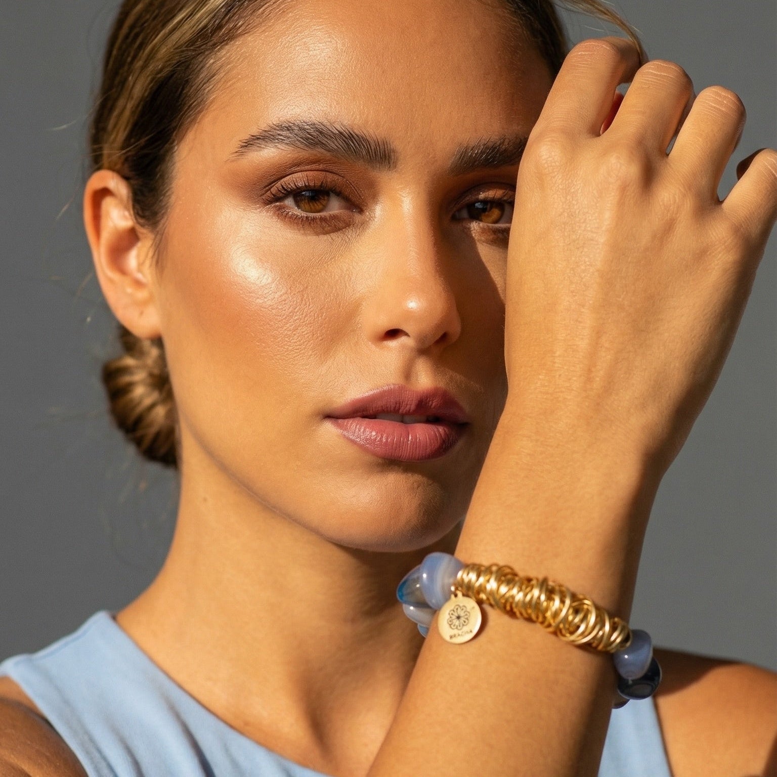 Bracha pulsera de piedras naturales