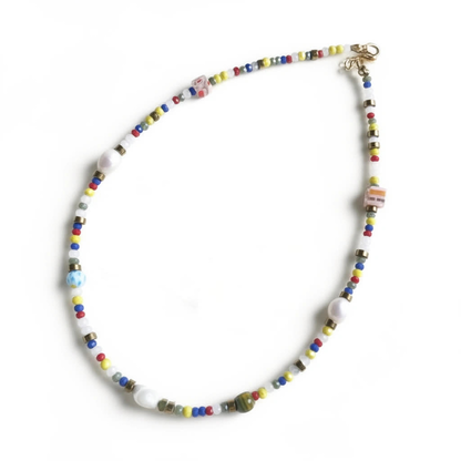 Collar Perlas y Colores