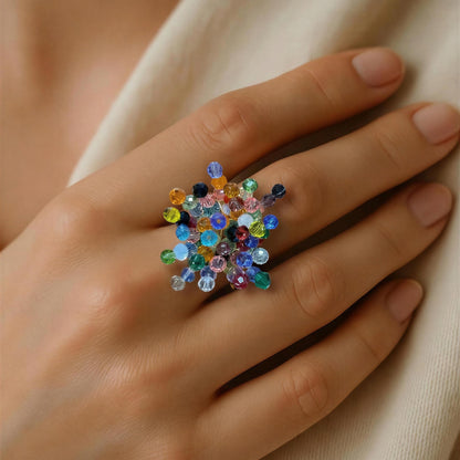 Anillo Iris | Oro laminado 18K | Ajustable